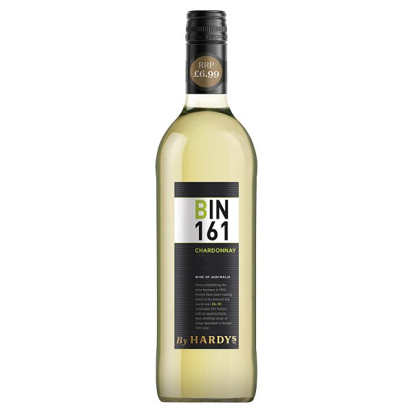 Hardys Bin 161 Chardonnay White Wine 6 x 75cl