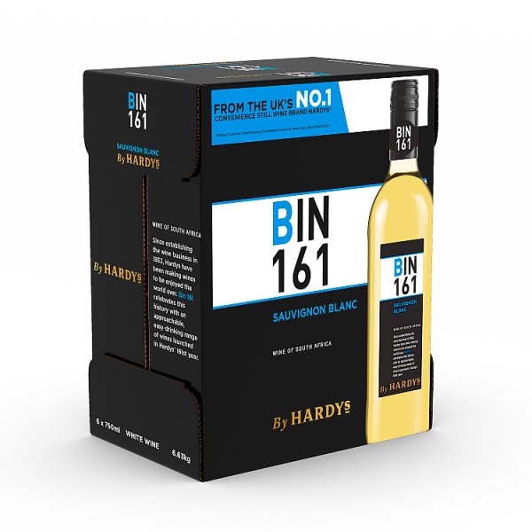 Bin 161 By Hardys Sauvignon Blanc White Wine 6 x 75cl