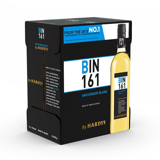 Bin 161 By Hardys Sauvignon Blanc White Wine 6 x 75cl