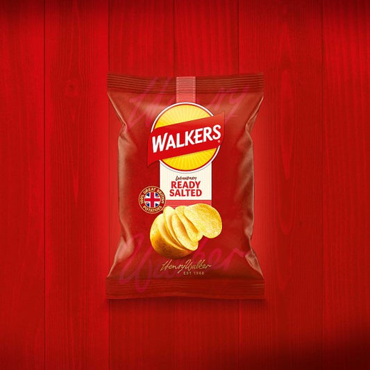 Walkers Ready Salted Crisps 32 x 32.5g