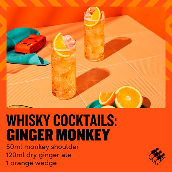 Monkey Shoulder Blended Malt Scotch Whisky - 70cl