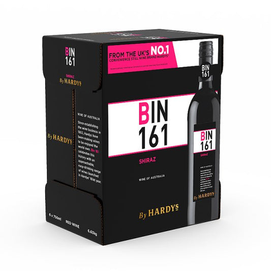 Bin 161 By Hardys Shiraz 6 x 75cl