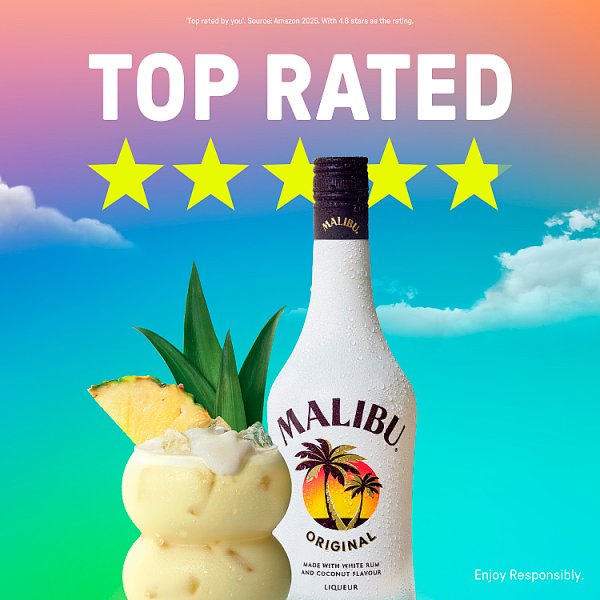 Malibu Original White Rum with Coconut Flavour - 70cl