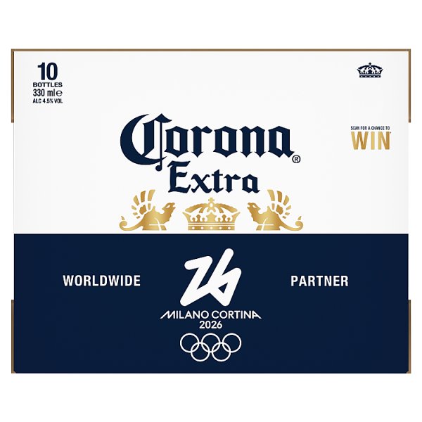 Corona Extra Premium Lager Beer Bottles 10 x 330ml