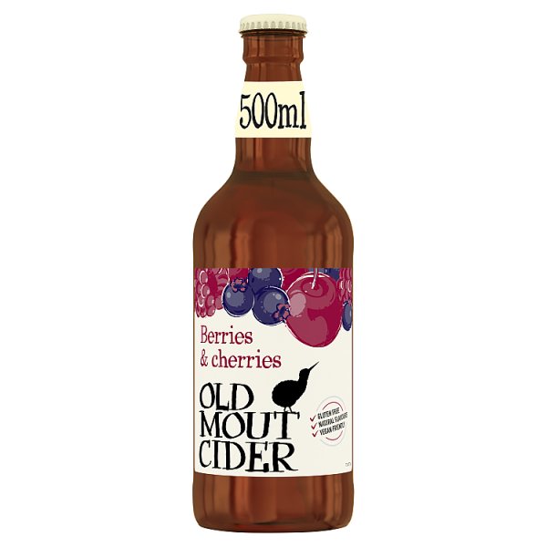 Old Mout Cider Berries & Cherries Bottle 12 x 500ml