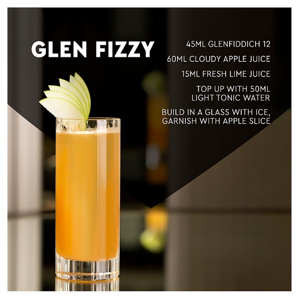 Glenfiddich 12 Year Old Single Malt Scotch Whisky 70cl