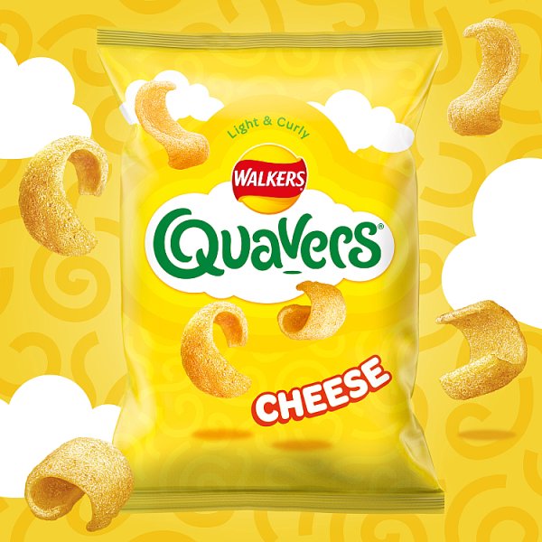 Walkers Quavers Cheese Grab Bag Crisps 30 x 34g