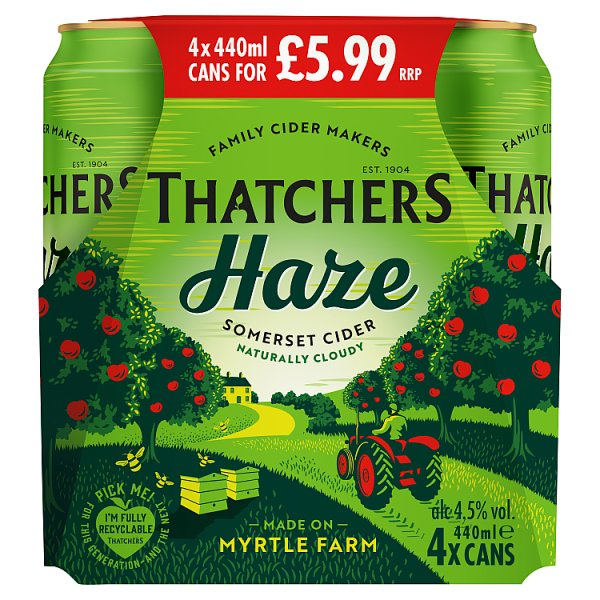 Thatchers Haze Somerset Cider 24 x 440ml