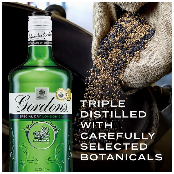 Gordon’s Special Dry London Gin 37.5% Vol - 70cl Bottle