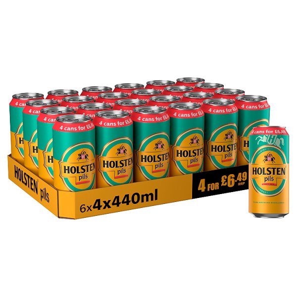 Holsten Pils 6 x 440ml Cans