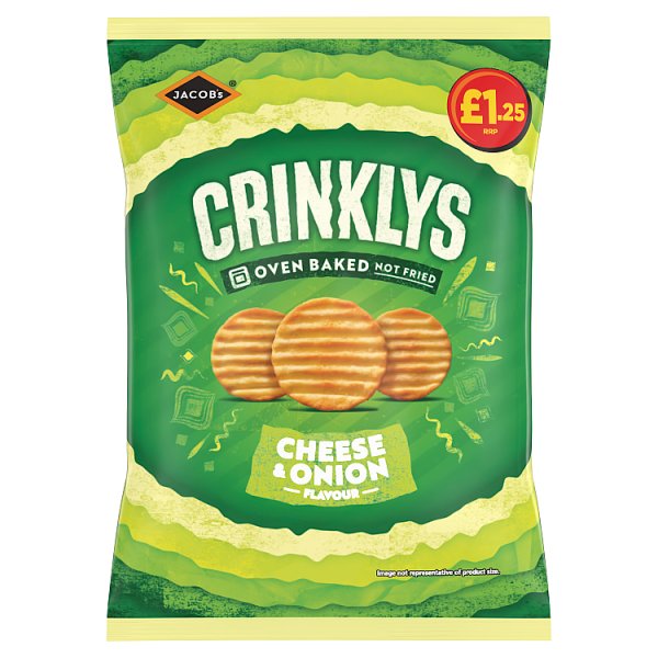 Jacob's Crinklys Cheese & Onion 15 x 90g