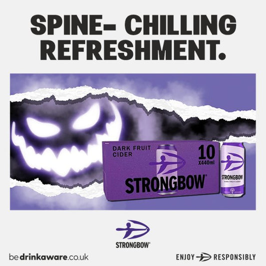 Strongbow Dark Fruit Cider 4% ABV Can 10x440ml