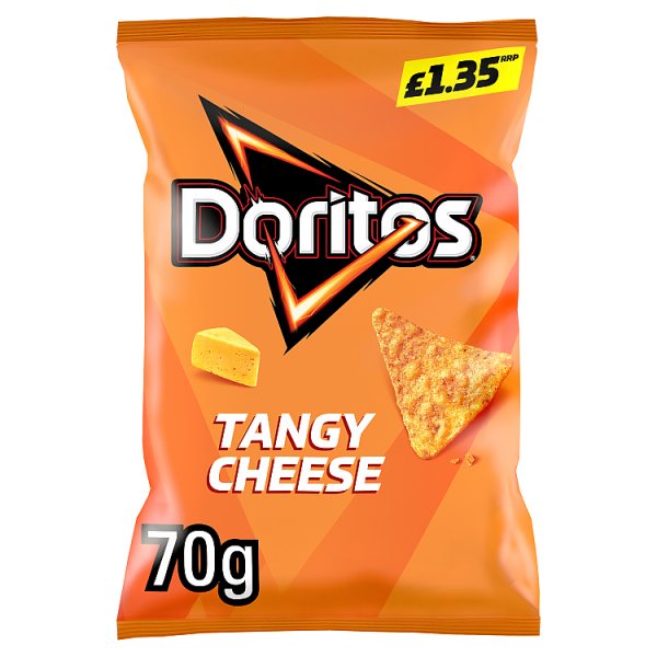 Doritos Tangy Cheese Tortilla Chips Crisps 18 x 70g