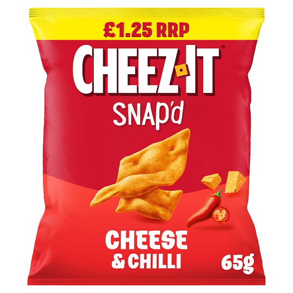 Cheez-It Cheese & Chilli Thin & Crispy Baked Snacks 16 x 65g
