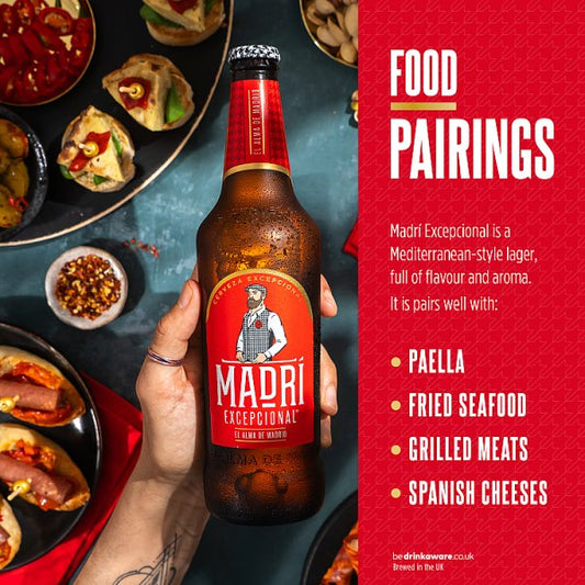 Madri Excepcional Lager 12 x 330ml Bottle