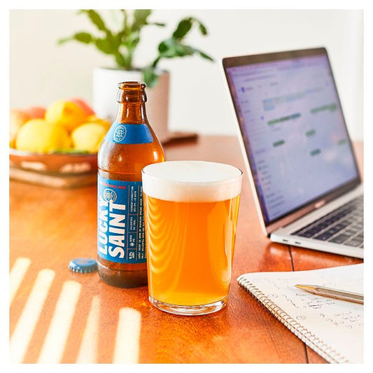 Lucky Saint Unfiltered Alcohol Free Lager 20 x 330ml Bottles