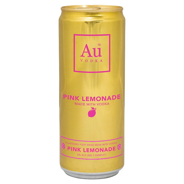 Au Vodka Pink Lemonade 12 x 330ml