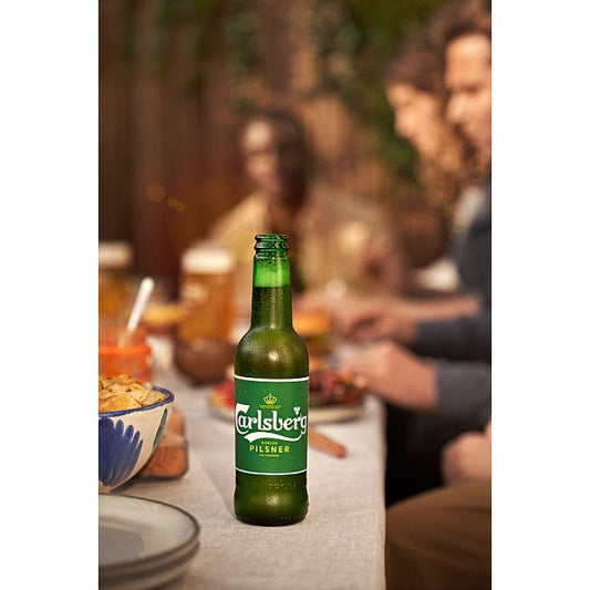 Carlsberg Danish Pilsner Lager Beer 18x330ml Bottle