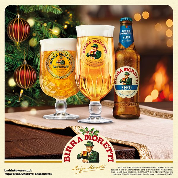 Birra Moretti Premium Lager Beer Can 10x330ml