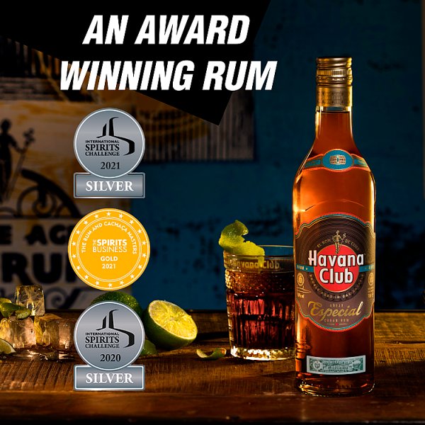 Havana Club Especial Golden Rum - 70cl Bottle