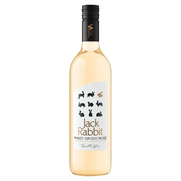 Jack Rabbit Pinot Grigio Rosé Wine 6 x 75cl