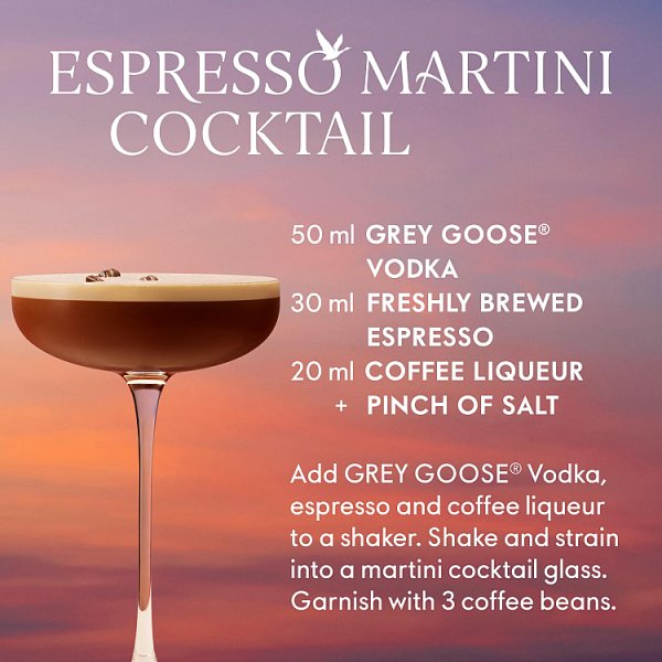 GREY GOOSE Premium French Vodka, 70cl