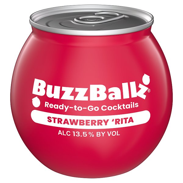 BuzzBallz Strawberry 'Rita Cocktails 12 x 200ml