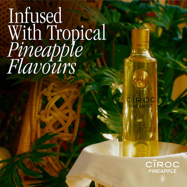 Cîroc Pineapple Vodka 37.5% Vol - 70cl Bottle