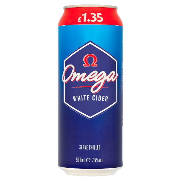 Omega White Cider 24 x 500ml Can