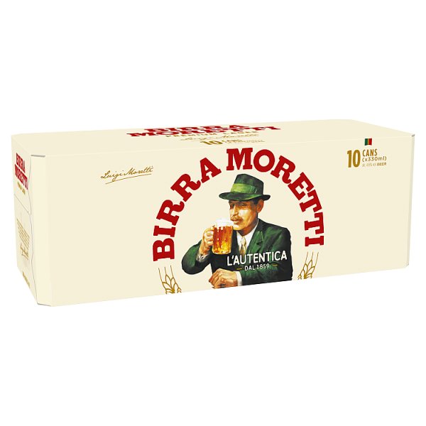Birra Moretti Premium Lager Beer Can 20 x 330ml