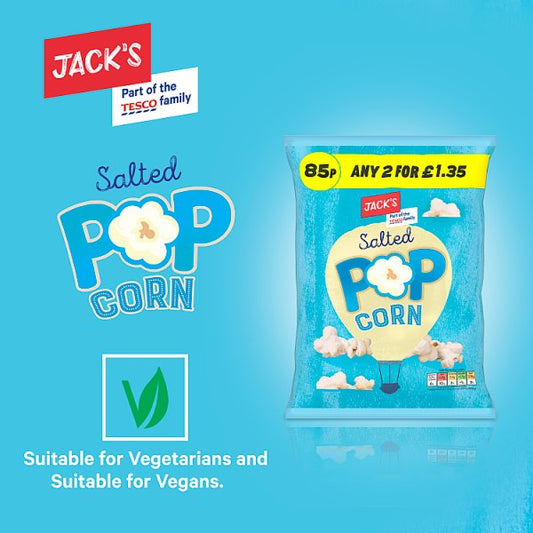 Jack's Salted Popcorn 18 x 50g
