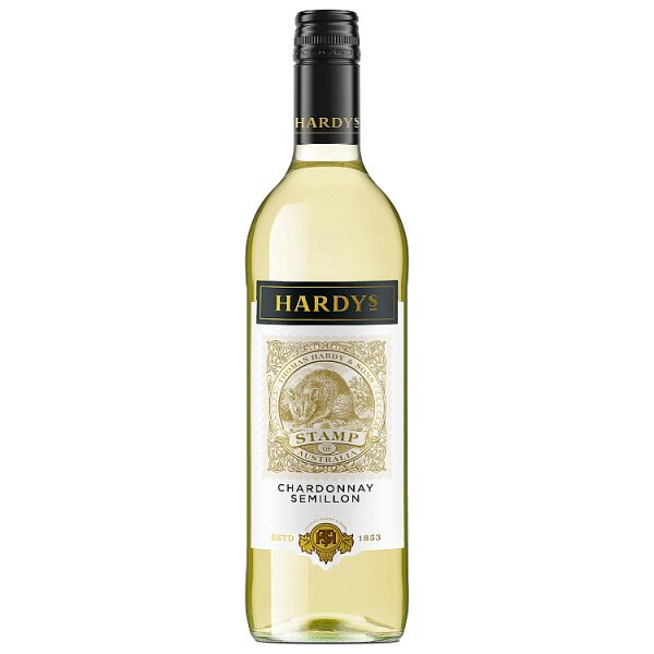 Hardys Stamp Chardonnay Semillon White Wine 6 x 75cl