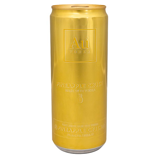 Au Vodka Pineapple Crush 12 x 330ml Can
