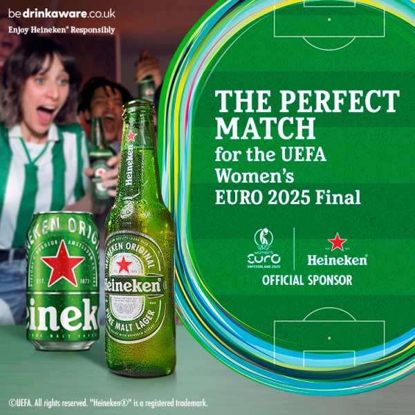 Heineken Original Premium Lager Beer 5% ABV Bottles 12 x 330ml