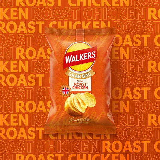 Walkers Roast Chicken Grab Bag Crisps 32 x 45g