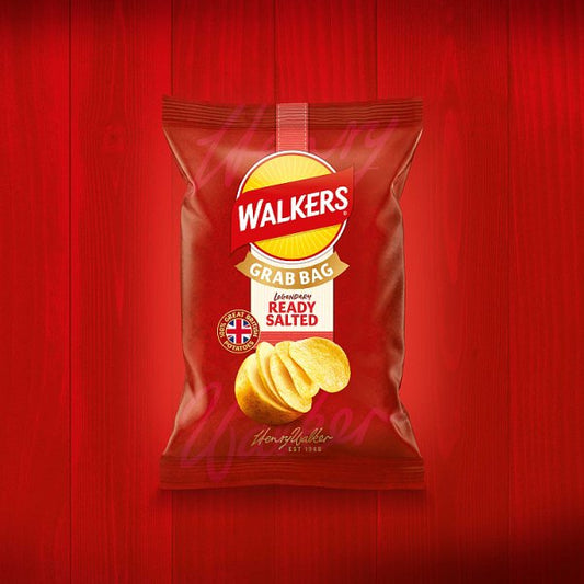 Walkers Ready Salted Grab Bag Crisps 32 x 45g