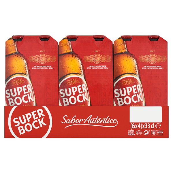 Super Bock Portugal Beer 24 x 33cl