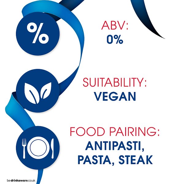 Peroni Nastro Azzurro 0.0% Italian Non-Alcoholic Beer 24 x 330ml Bottles