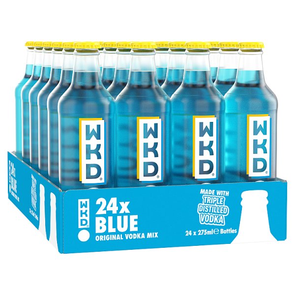 WKD Blue Original Vodka Mix 24 x 275ml