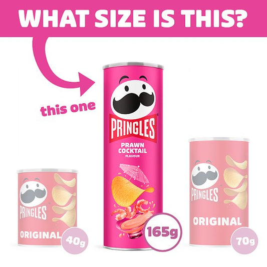 Pringles Prawn Cocktail Sharing Crisps 6 x 165g