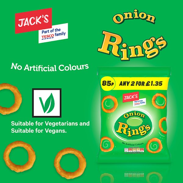 Jack's Onion Rings 18 x 60g