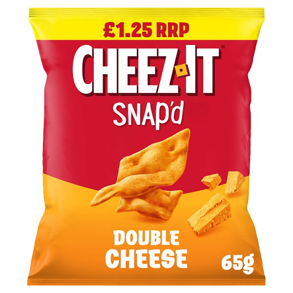 Cheez-It Double Cheese Thin & Crispy Baked Snacks 16 x 65g