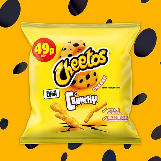 Cheetos Crunchy Cheese Snacks Crisps 30 x 30g