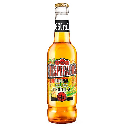 Desperados Tequila Flavoured Lager Beer Bottle 12 x 650ml