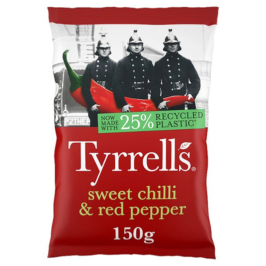 Tyrrells Sweet Chilli & Red Pepper Sharing Crisps 8 x 150g
