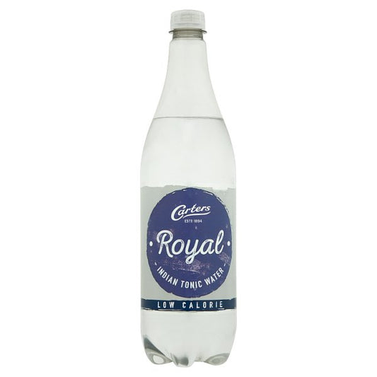 Carters Low Calorie Royal Indian Tonic Water 12 x 1Litre