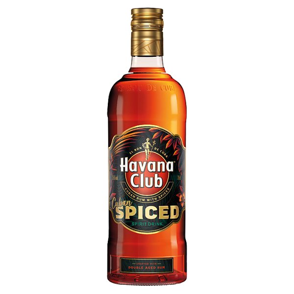 Havana Club Cuban Spiced Rum Spirit Drink - 70cl Bottle