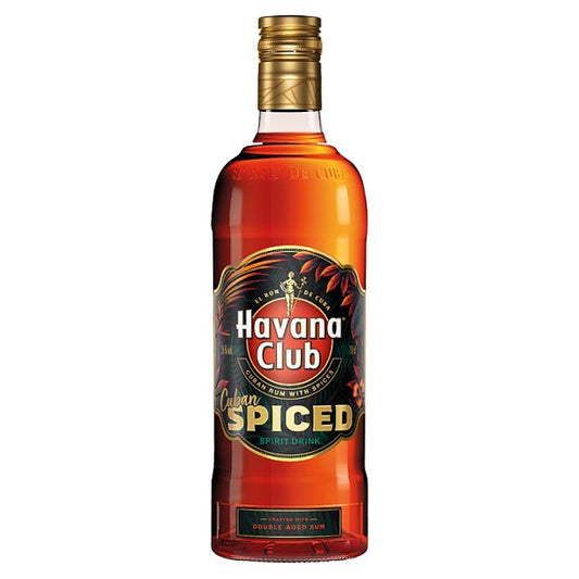 Havana Club Cuban Spiced Rum Spirit Drink - 70cl Bottle