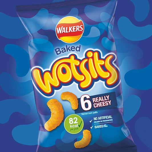 Walkers Wotsits Cheese Grab Bag Crisps 32 x 22.5g