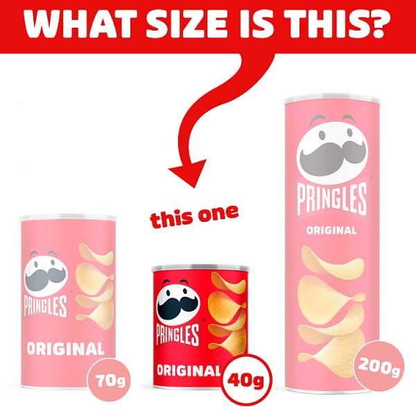 Pringles Original Snacking Crisps 12 x 40g